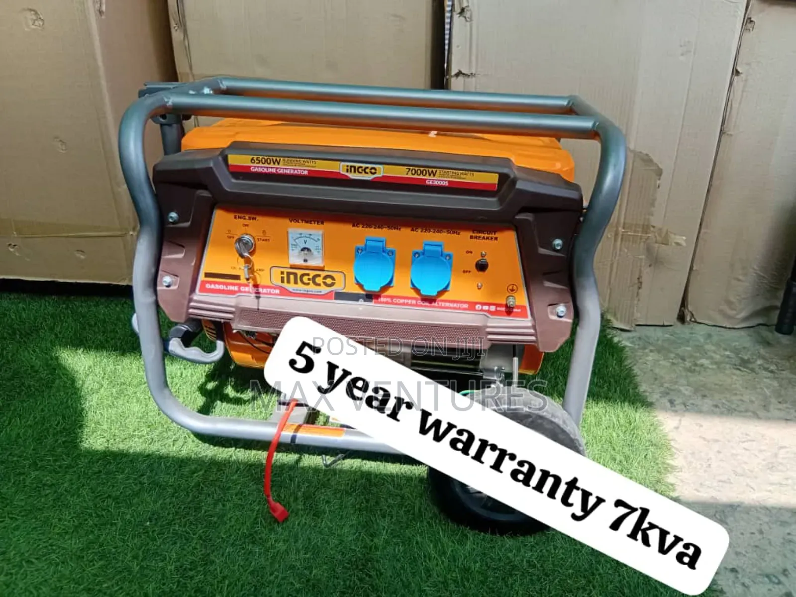 Air Cooled 7kva Petrol Generator Ingco