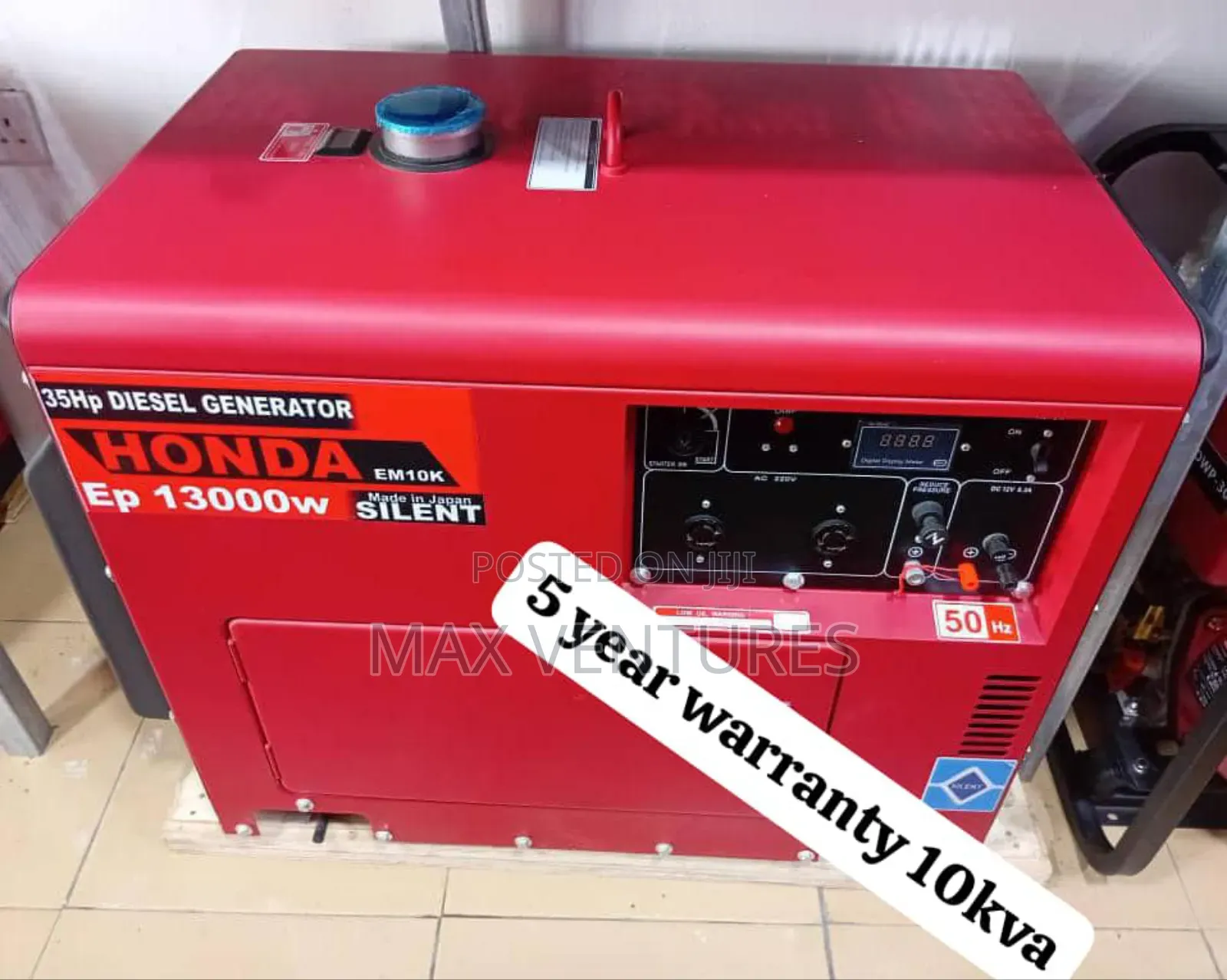 Air Cooled 10kva Honda Diesel Generator 10kva