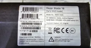 New Laptop Razer Blade 32GB Intel Core i9 SSD 2T