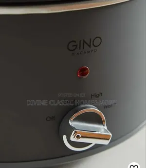 3.5lit Gino d'Acampo Soft Touch Slow Cooker