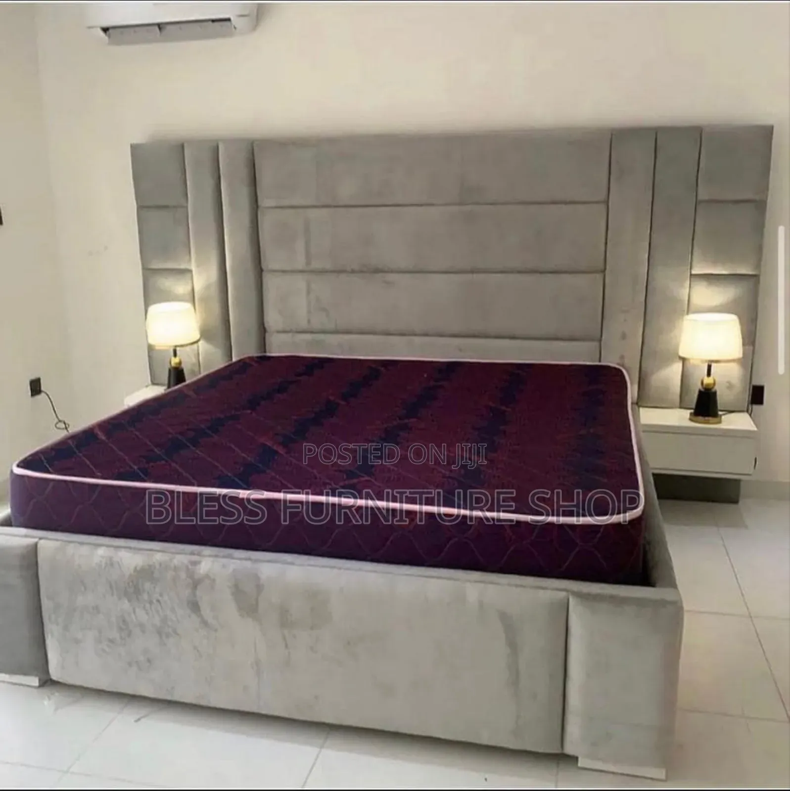 Queen Size Bed Frame and Mattress