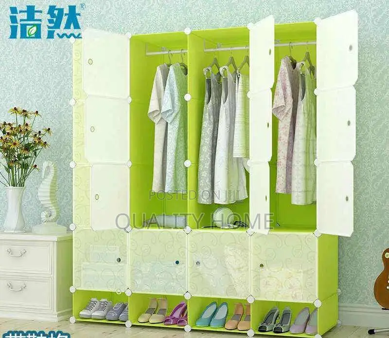 Plastic Wardrobe 16 Cubes