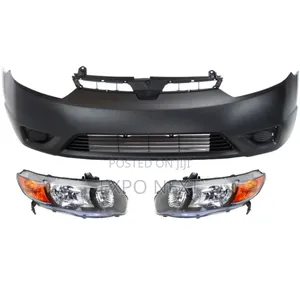 Bumper Cover Kit For Honda Civic Front Right 2015-2020
