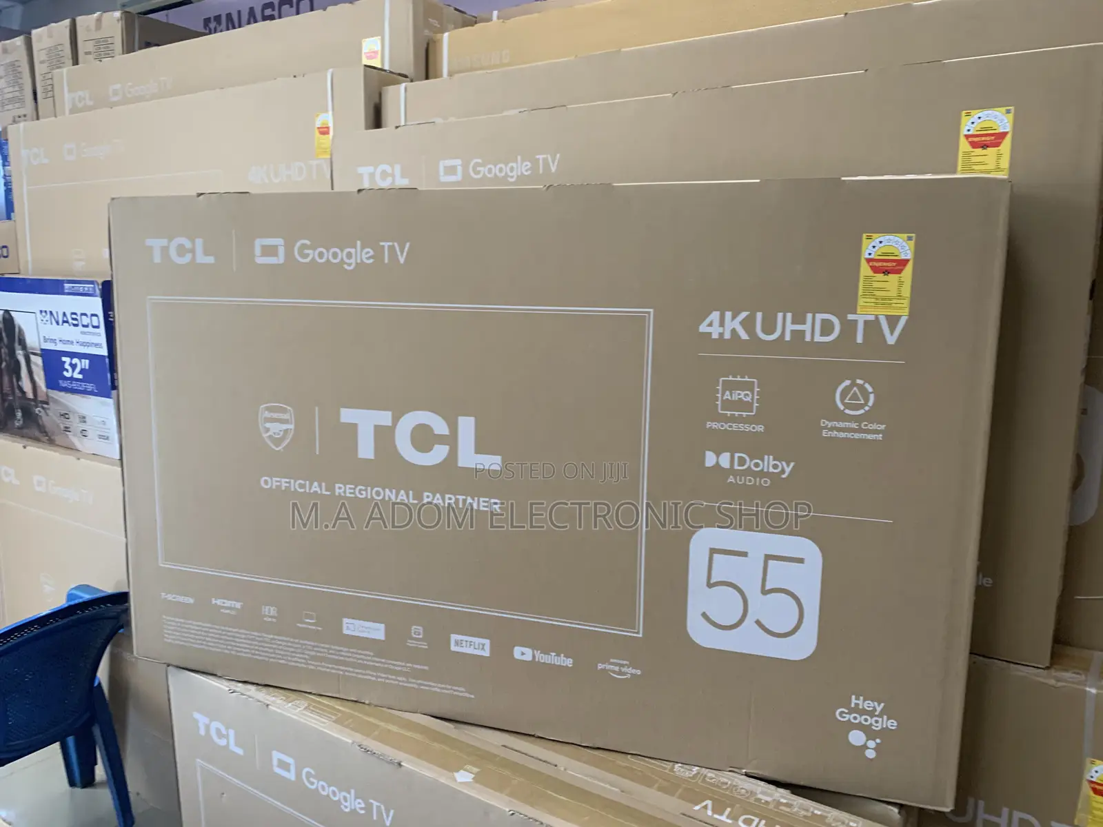 55” Android TCL Tv