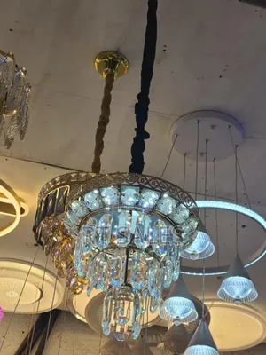 Gold Mini Chandelier Lights