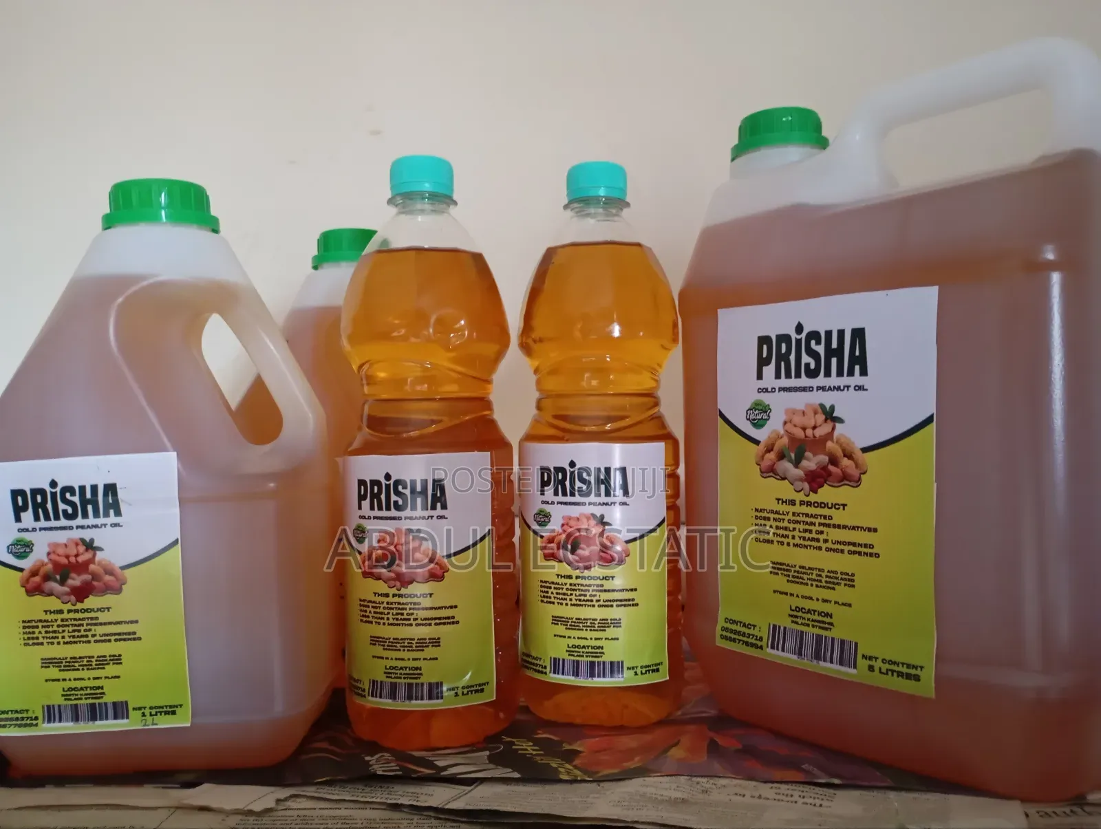 Natural Groundnut Oil