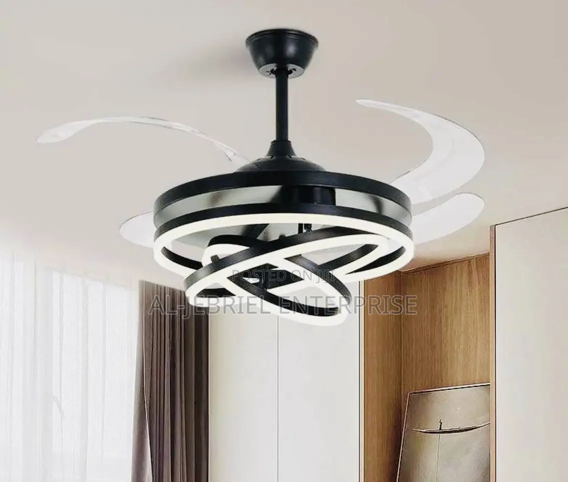 Foldable Ceiling Fan With Led Light