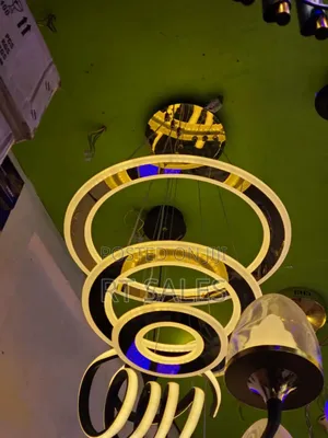 Modern 3 Steps Ceiling Chandelier Light.