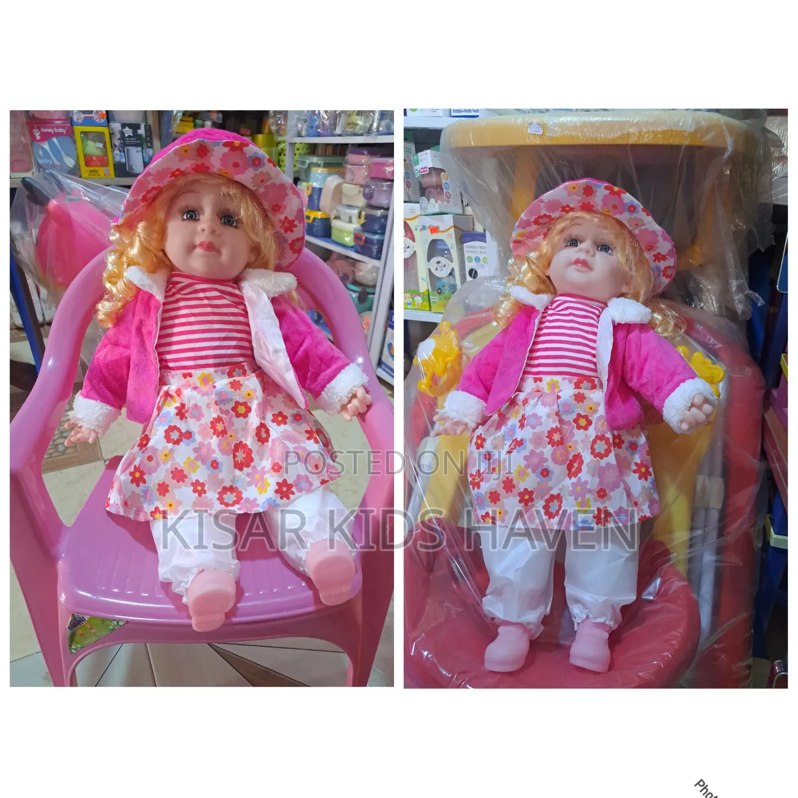 Cute Kids' Soft Doll With Music 9 Months to 5 Years