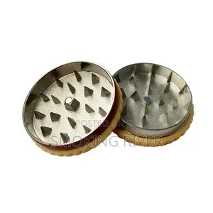 Biscuit Shaped Tobacco Grinder