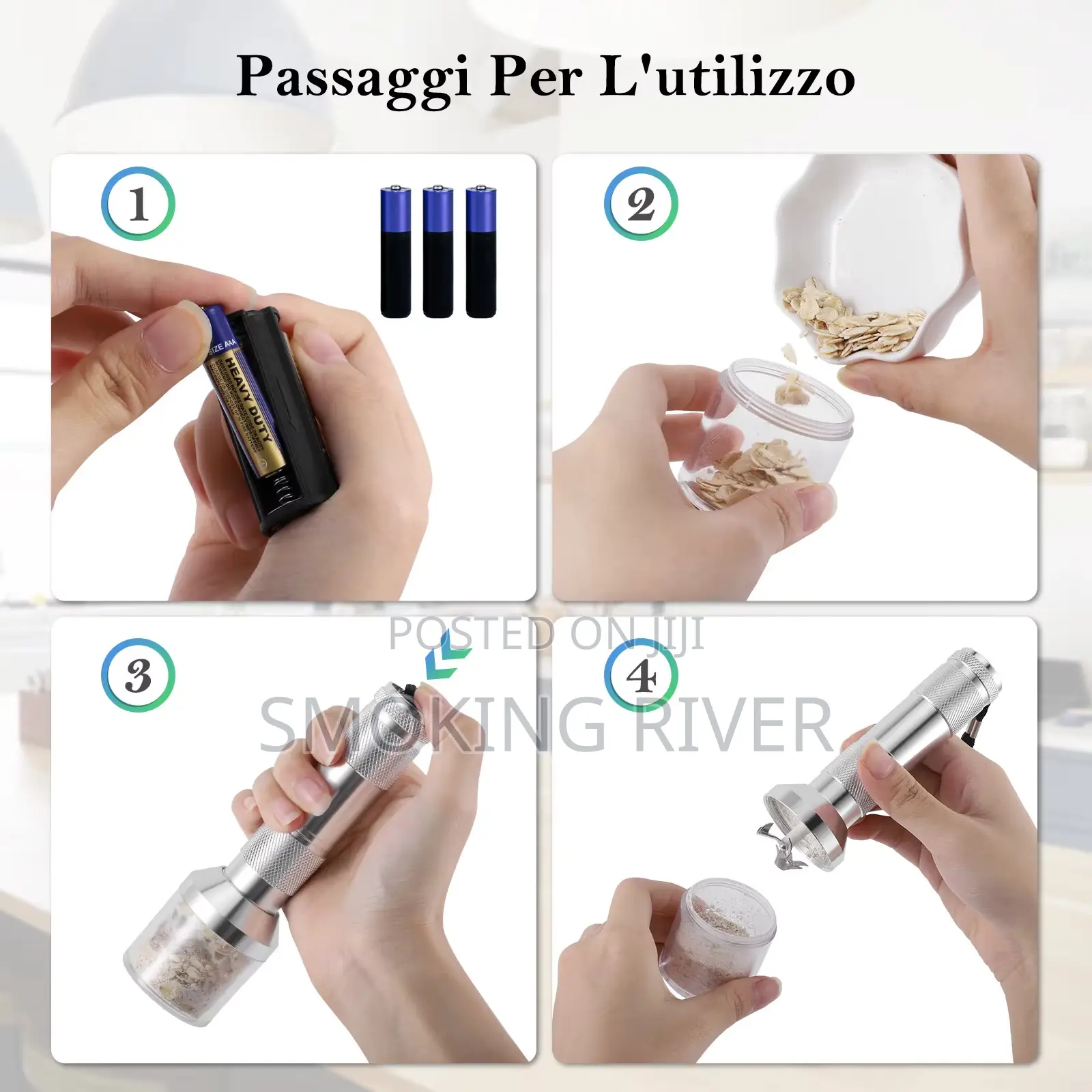 Battery Operated Tobacco Grinder