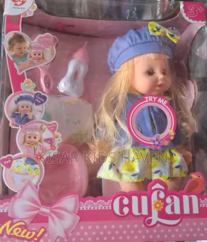 Photo - Cute Baby Doll With Music and Accessories