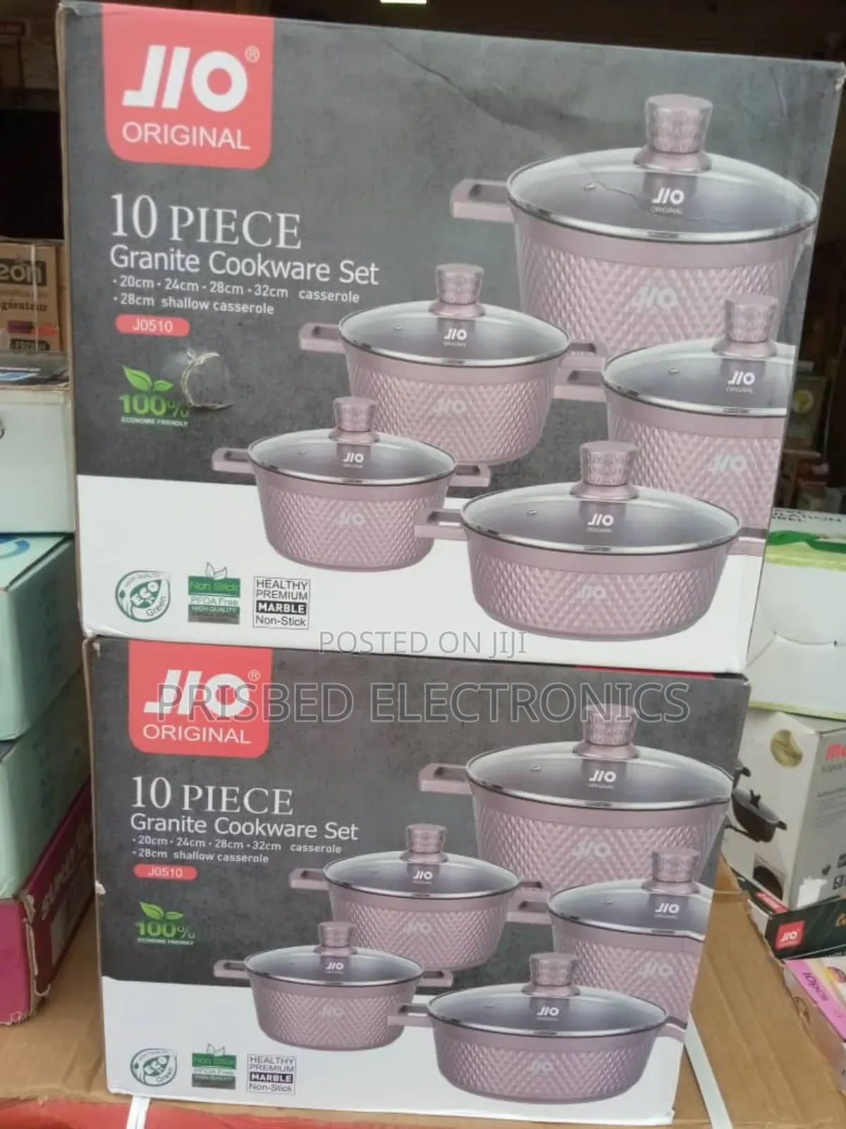 Jio 10pcs Granite Cookware Set J0510