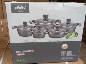 Uakeen 10pcs Granite Cookware Vk-43