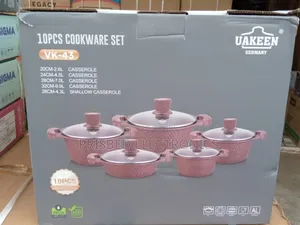 Uakeen 10pcs Granite Cookware Vk-43