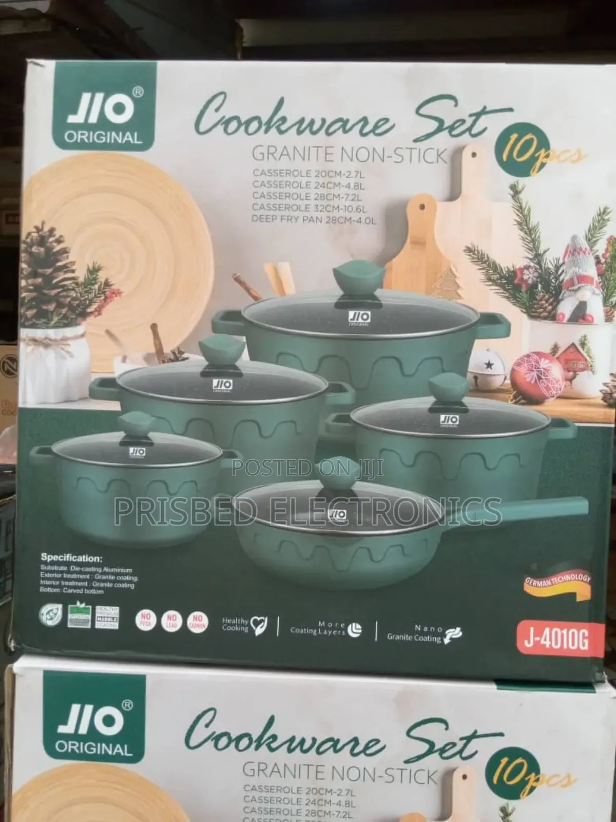 Jio Original 10pcs Granite Cookware Set J4010