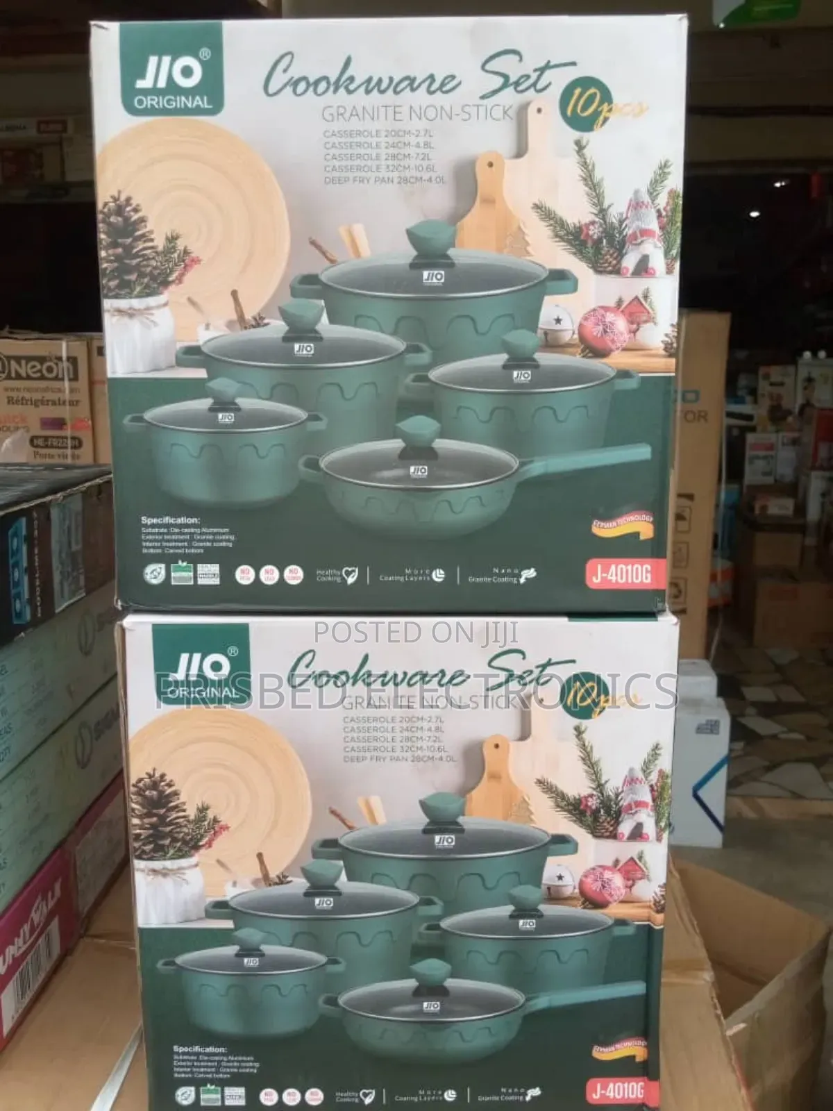 Jio Original 10pcs Granite Cookware Set J4010