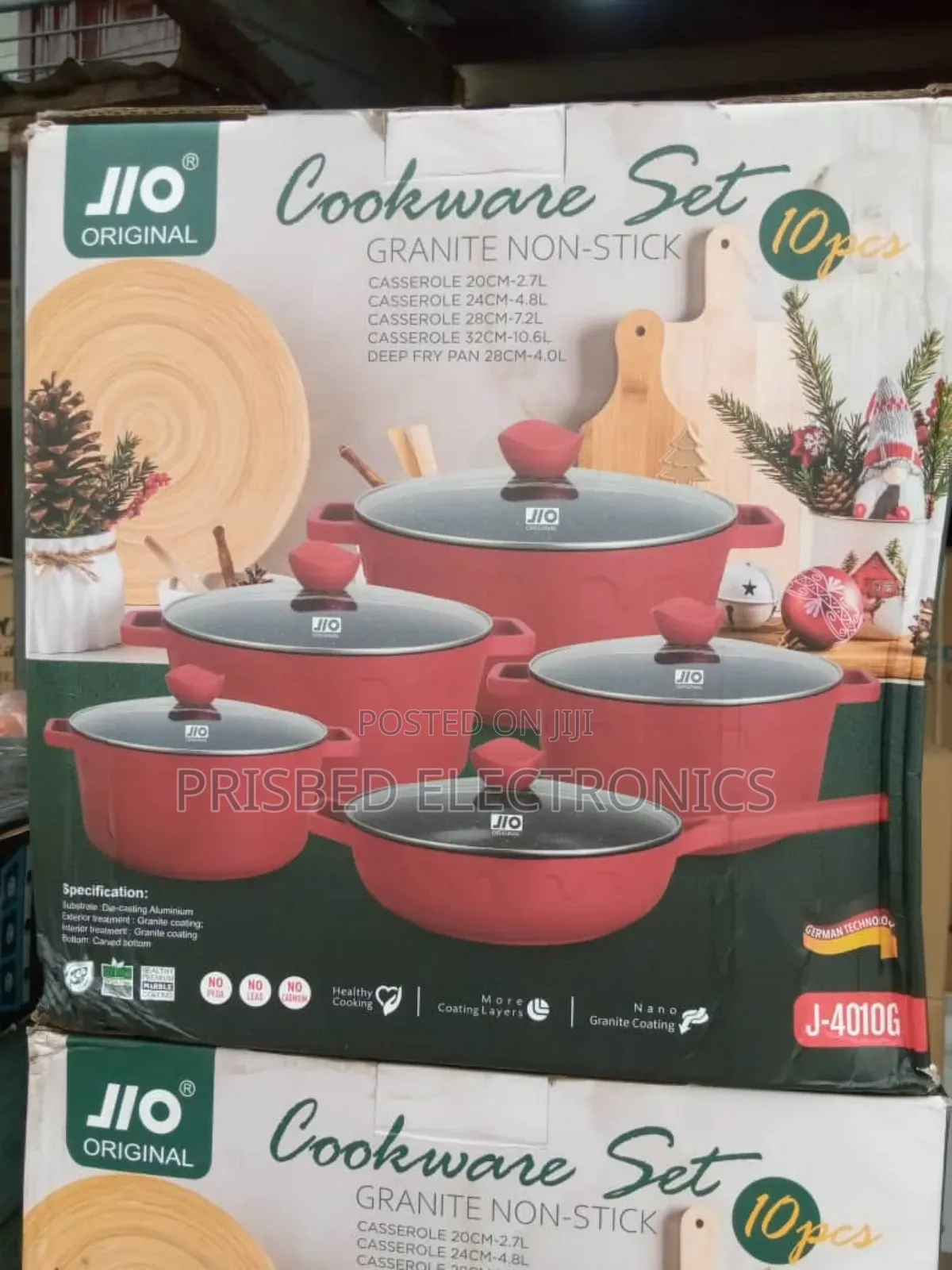 Jio Original 10pcs Granite Cookware Set J4010
