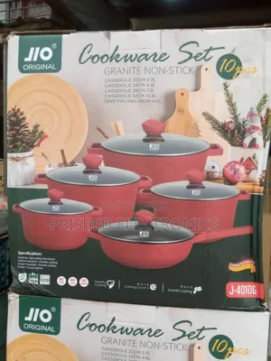 Jio Original 10pcs Granite Cookware Set J4010