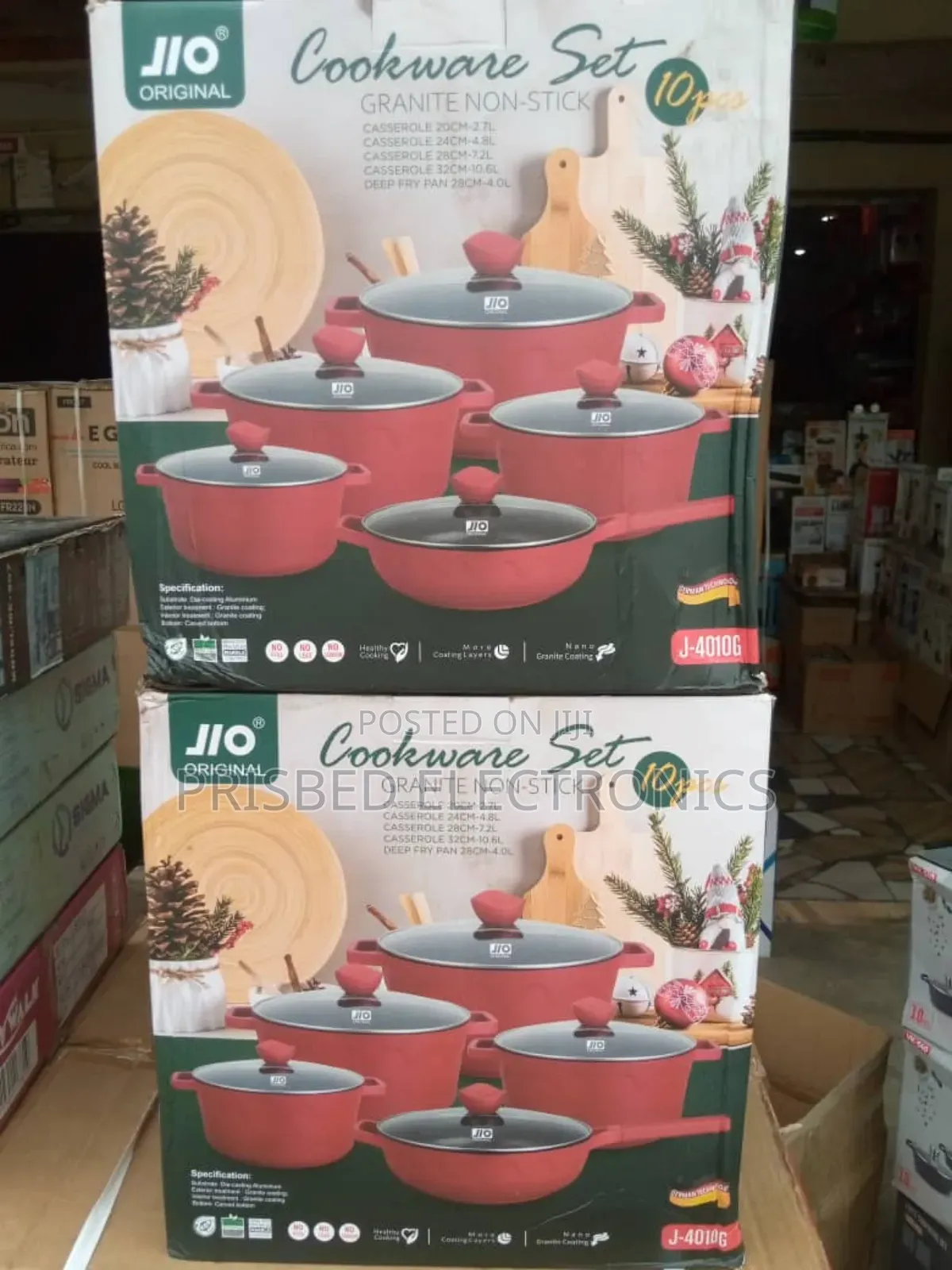 Jio Original 10pcs Granite Cookware Set J4010