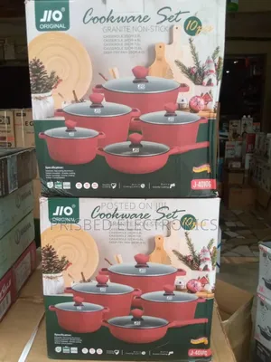 Jio Original 10pcs Granite Cookware Set J4010