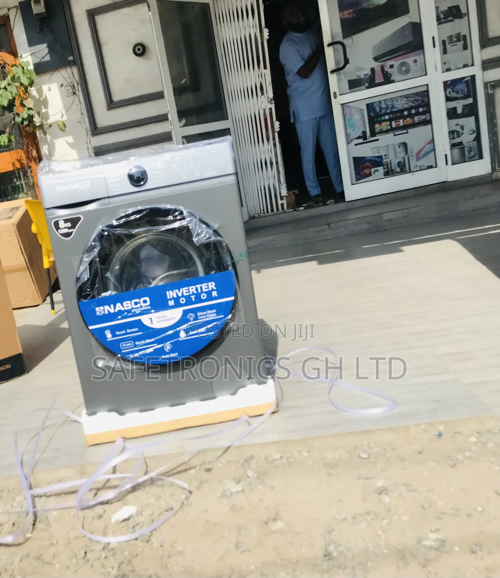 Super Fast Fullauto 8kg Inverter Nasco Frontload Washer