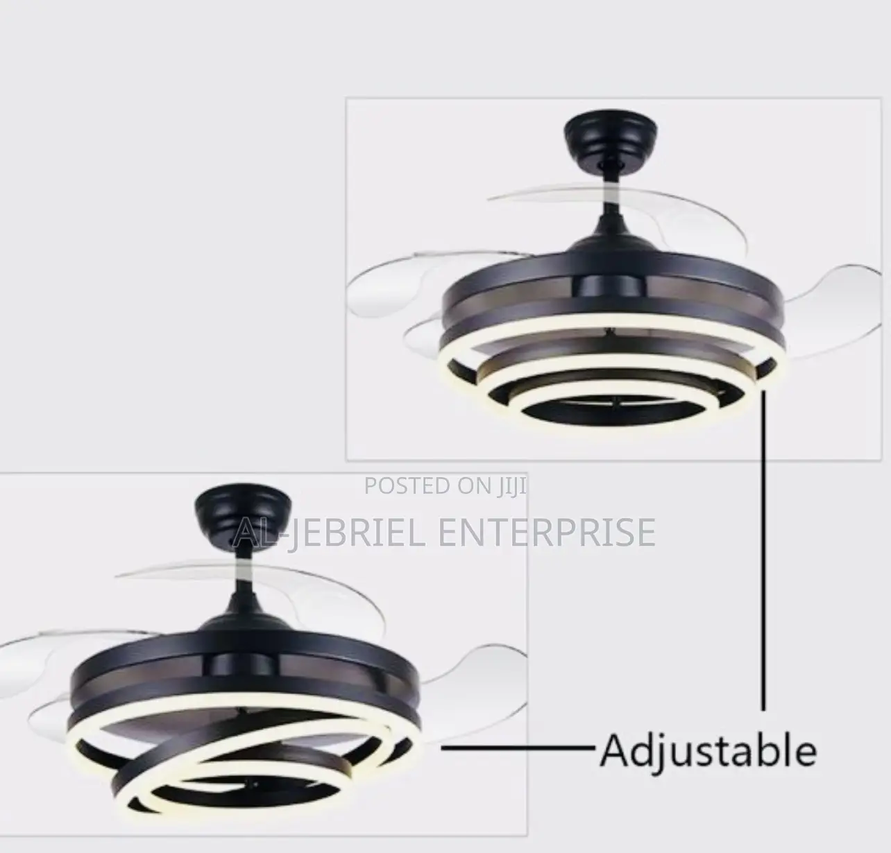 Ceiling Fan With Decorative Light