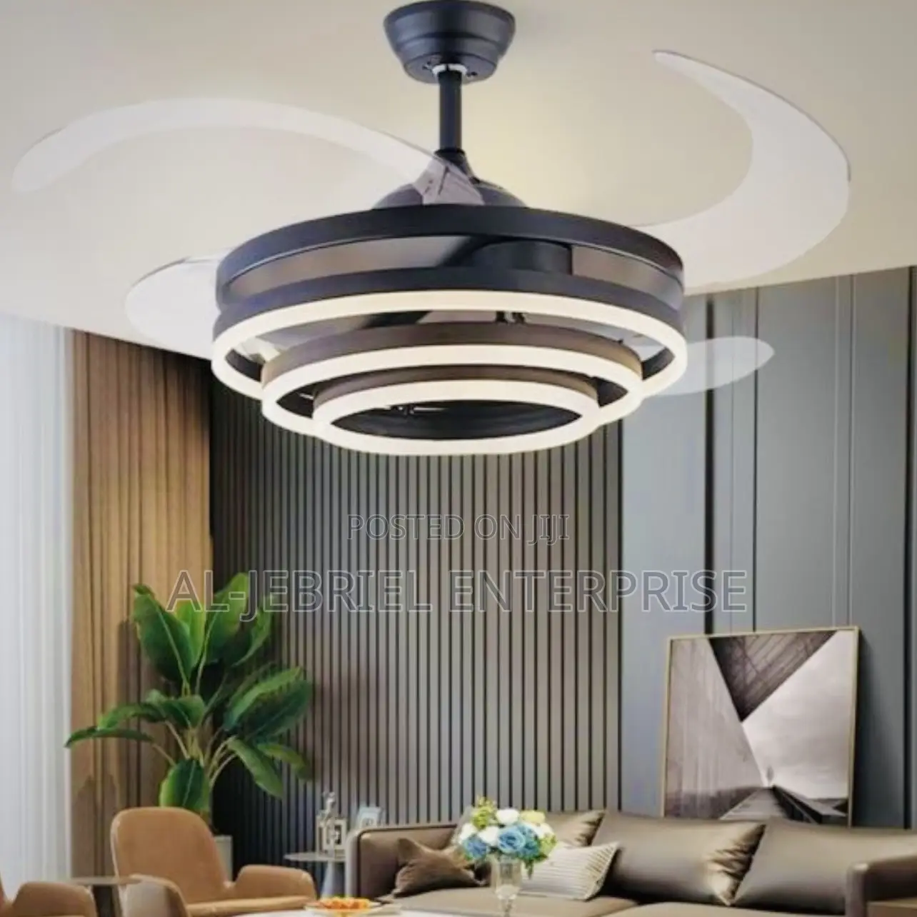 Ceiling Fan With Decorative Light