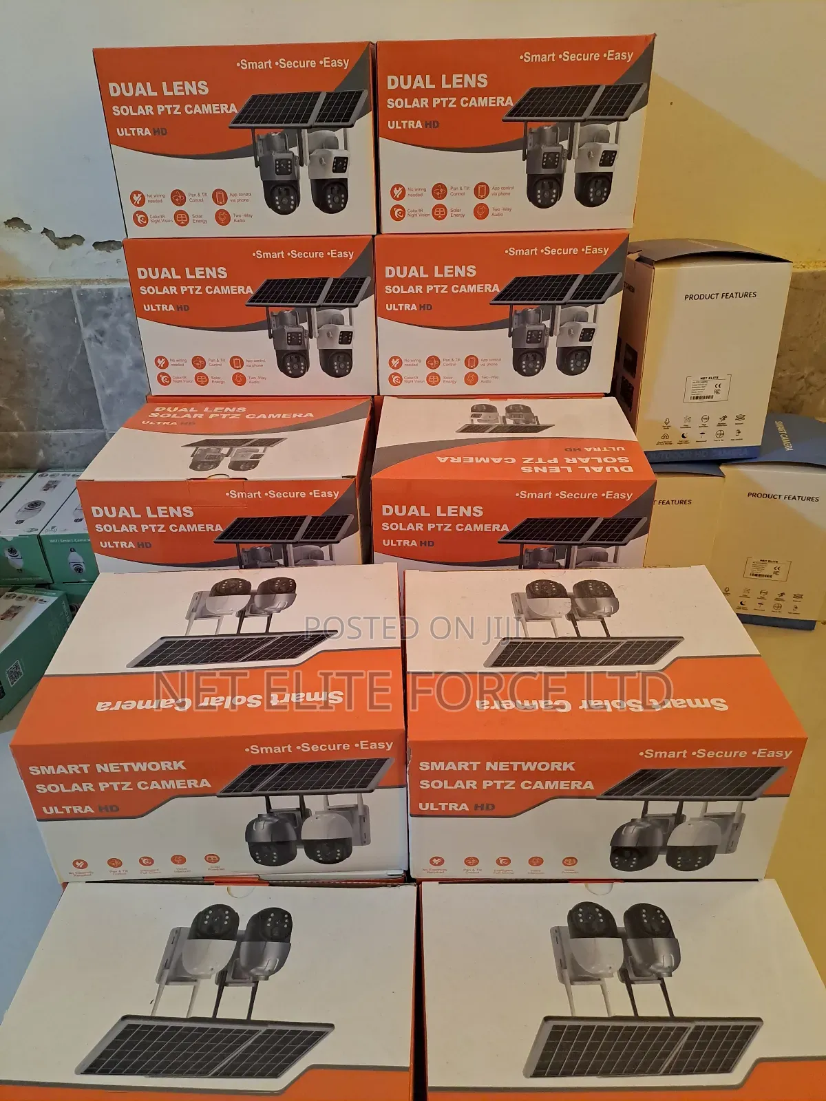 4m Dual Lense 4g Simcard Solar Camera
