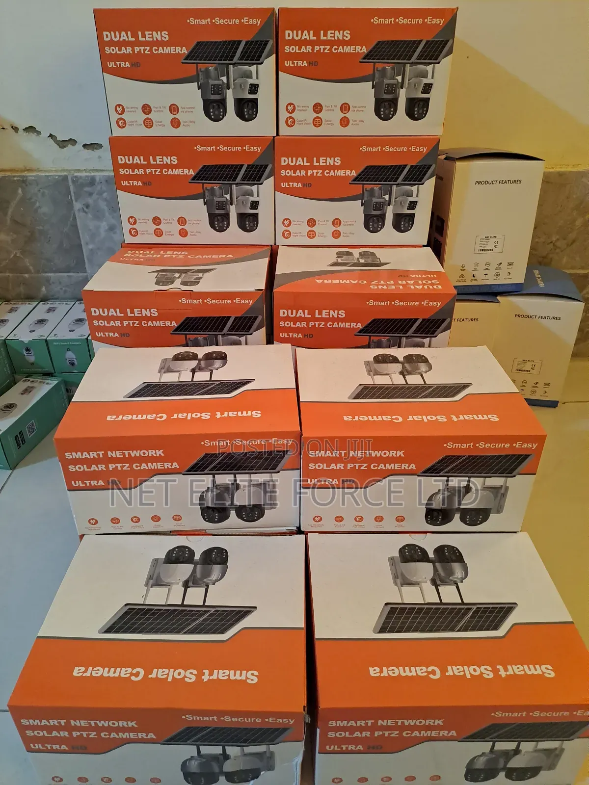 4m Dual Lense 4g Simcard Solar Camera