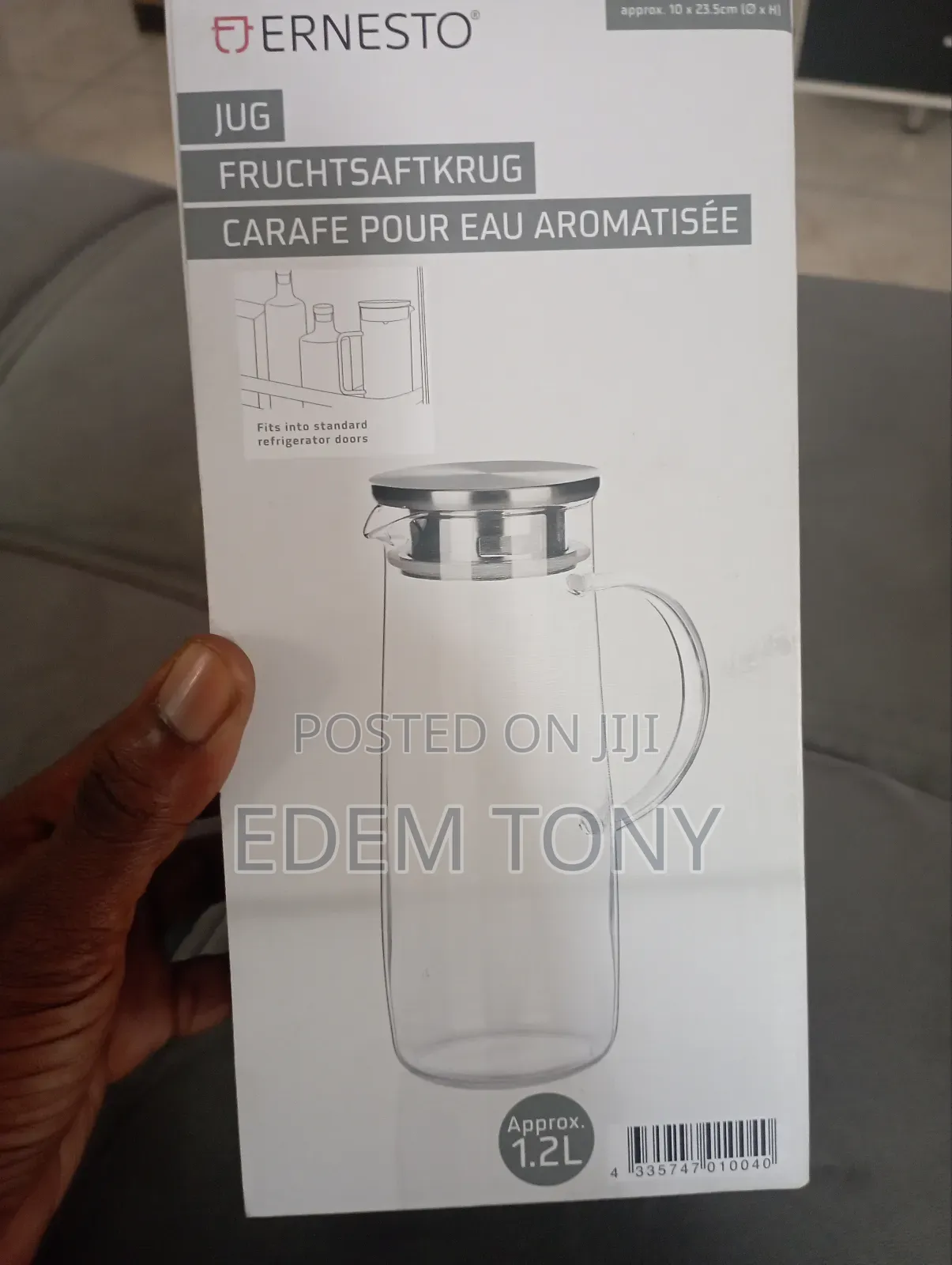 Ernesto Glass Jug