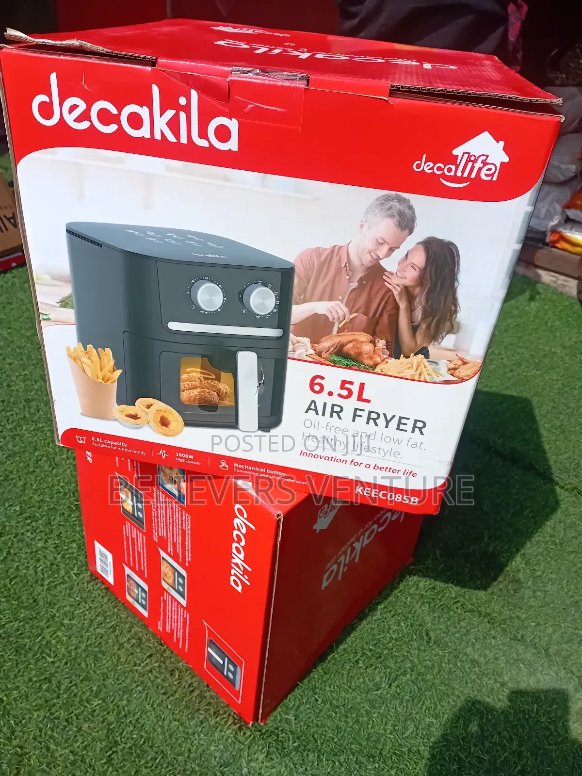 Decakila Appliance 6.5l Air Fryer Air Fryer
