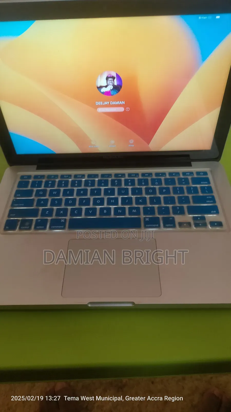 Laptop Apple MacBook 2012 8GB Intel Core I5 HDD 500GB