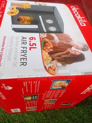 Decadeal Transparent Glass 6.5l Air Fryer 1600w Air Fryer