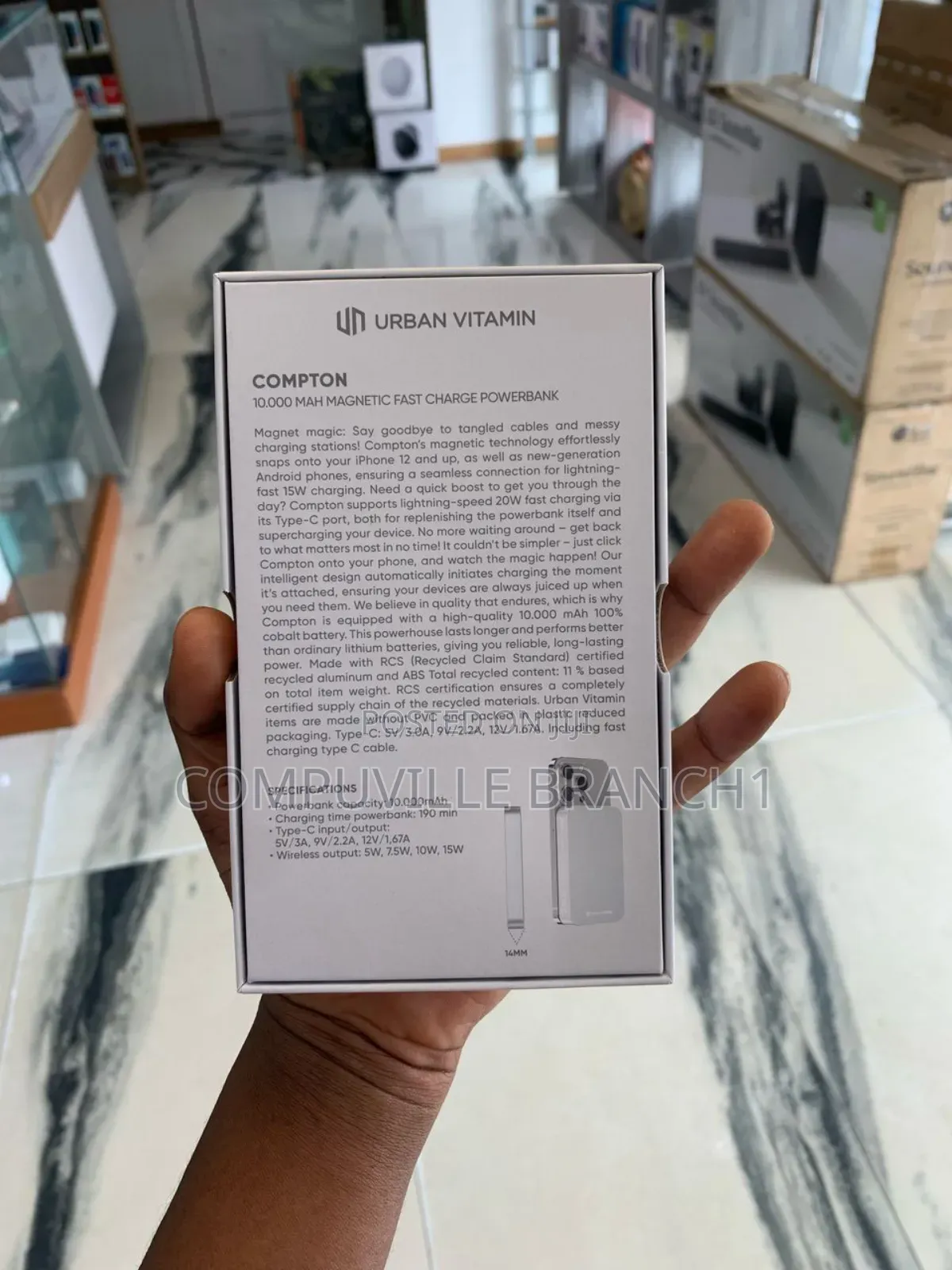 Urban Vitamin Compton Magnetic Powerbank