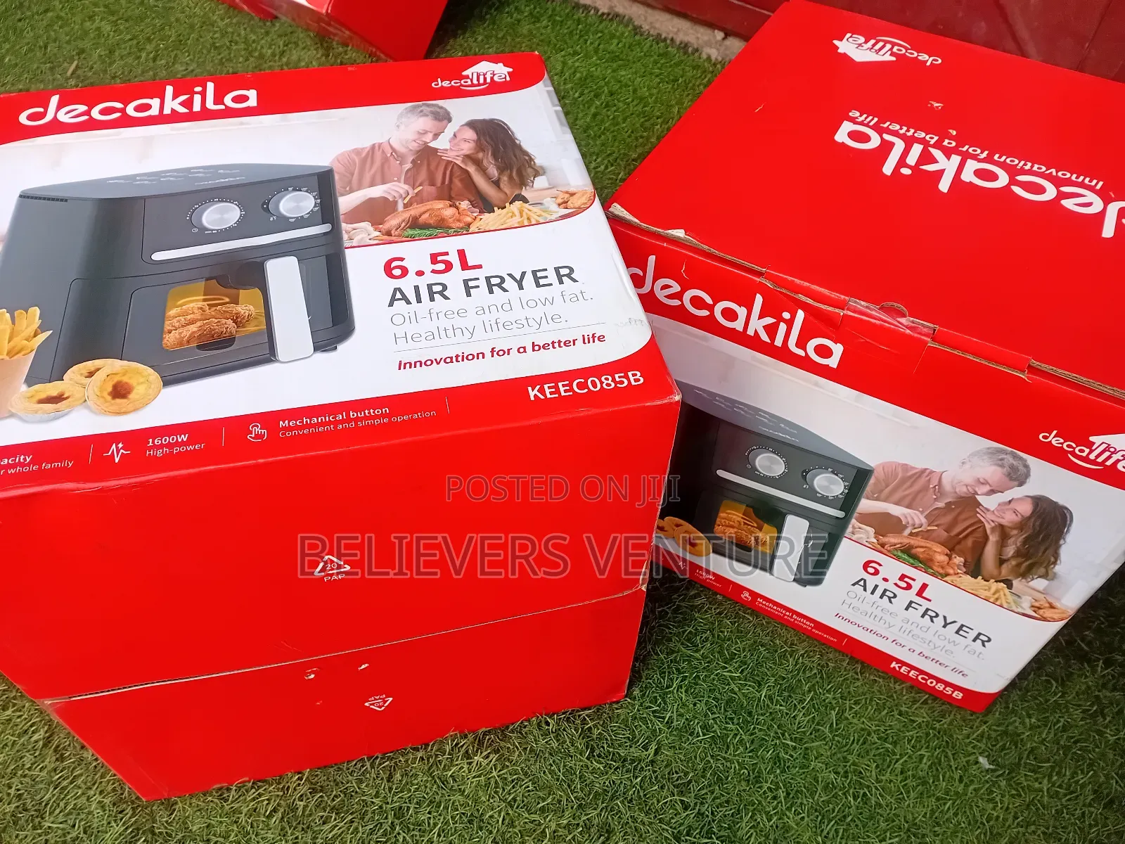 Professional Product Decakila 1600w Air Fryer 6.5l Fryer