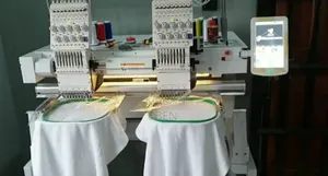2 Heads 12 Needles Digital Embroidery Machine