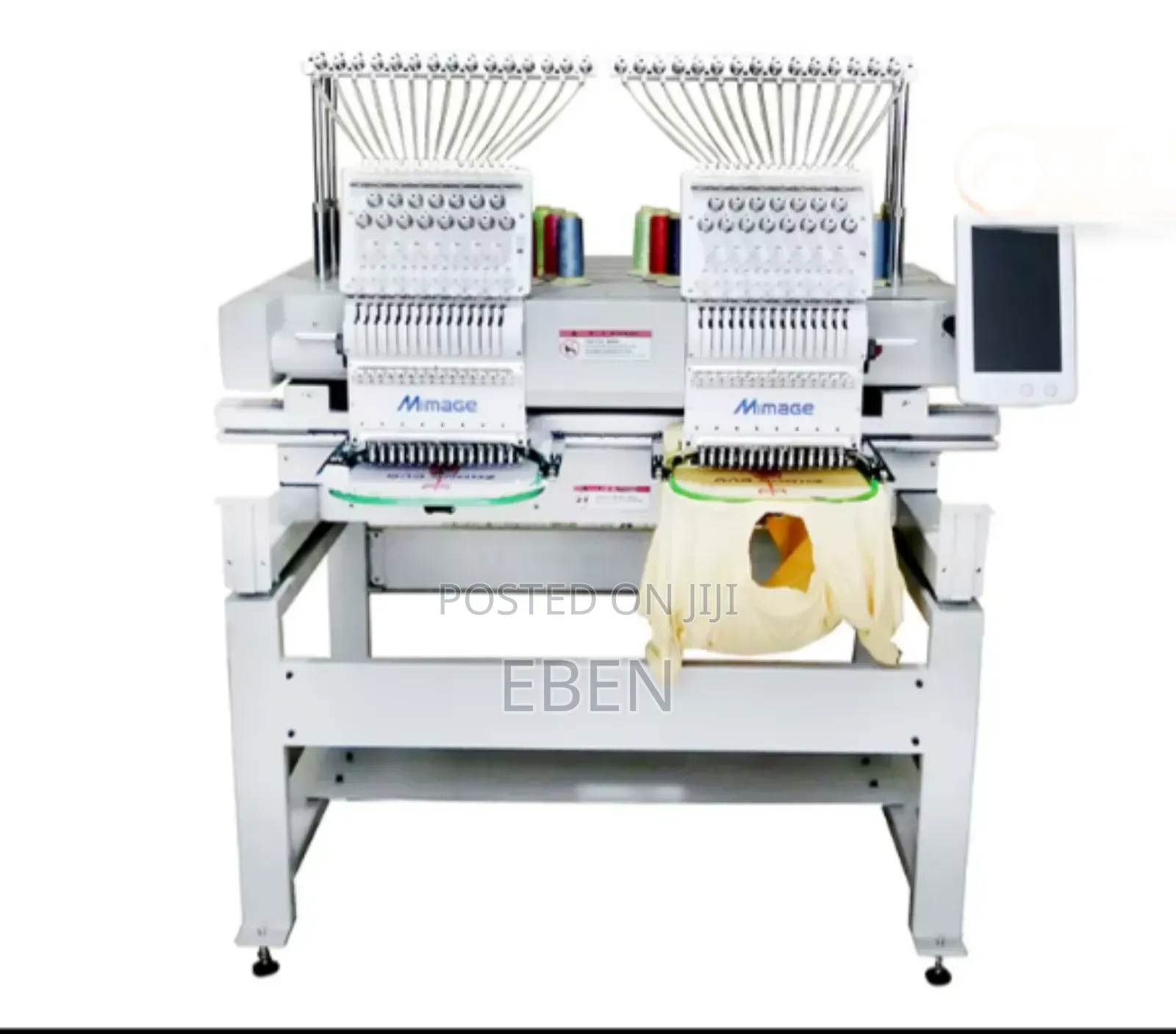2 Heads 12 Needles Digital Embroidery Machine