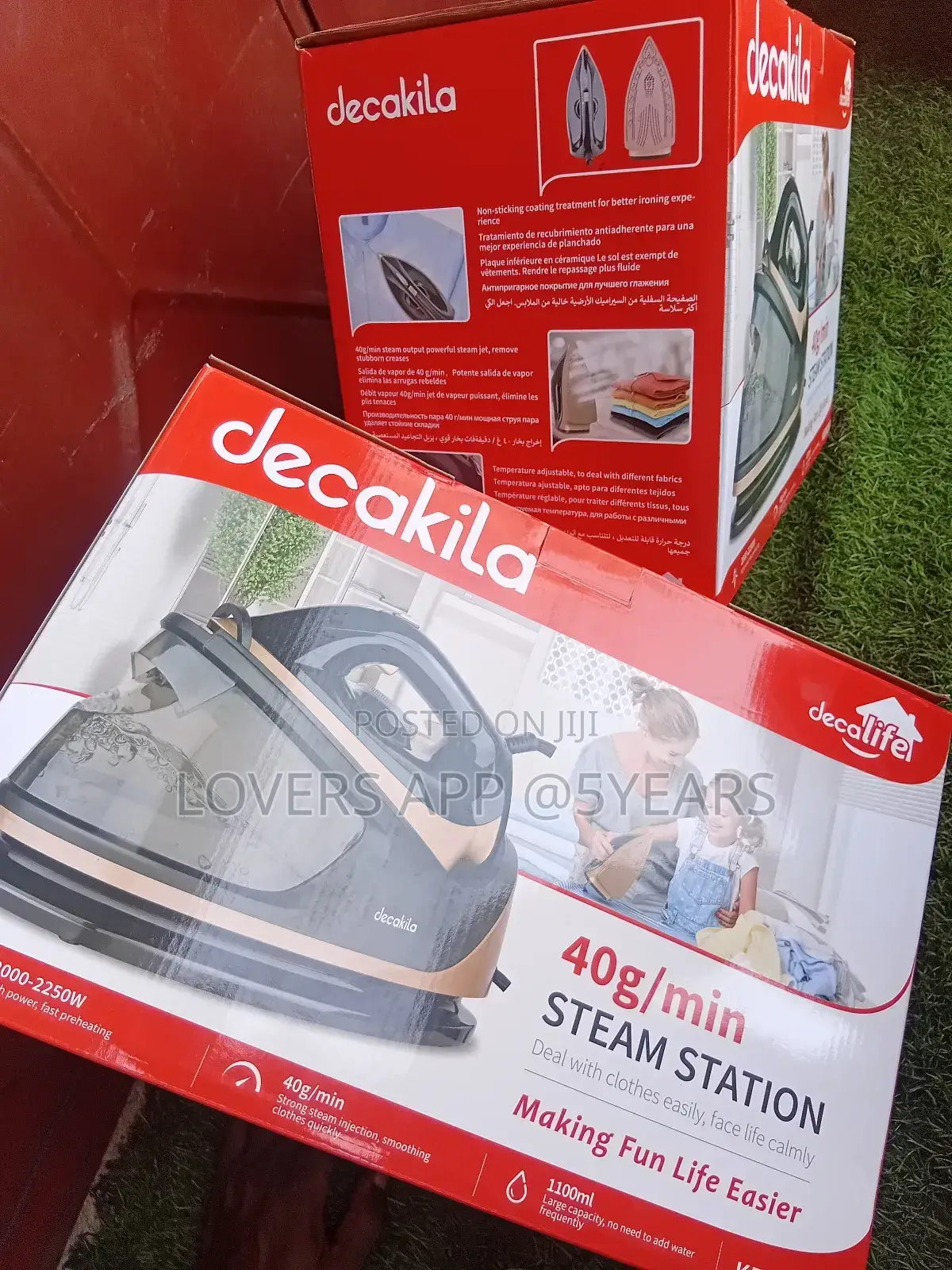 Don't Forget 40g/Min Decakila Steam Station Decakila Iron