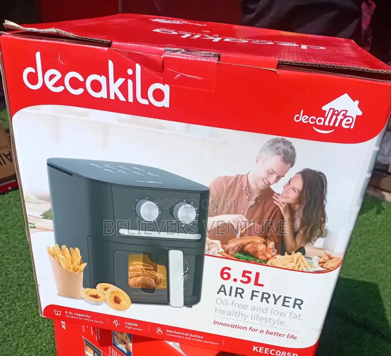 Amazing Results Air Fryer Decakila Fryer 6.5l