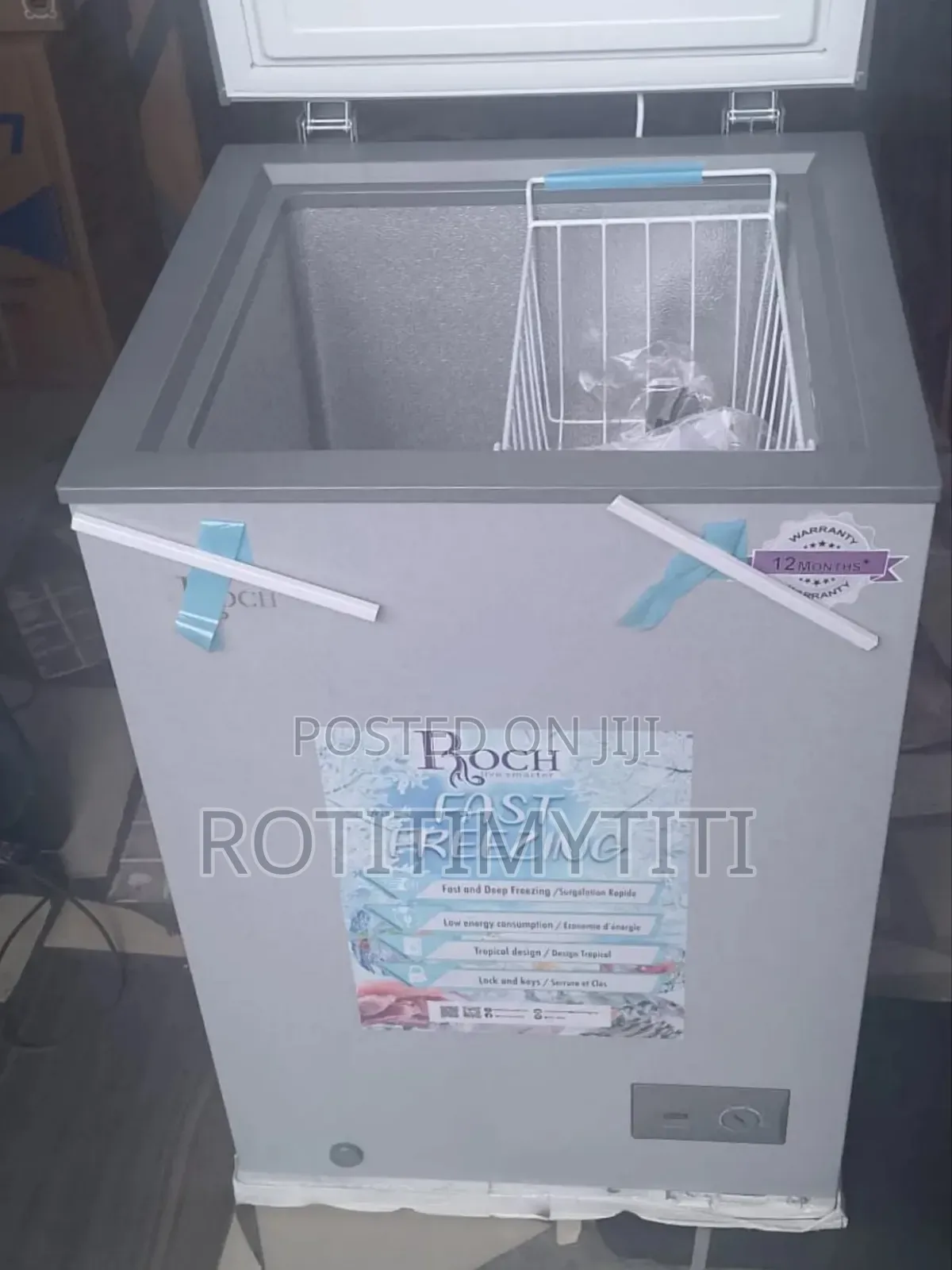 Ash in Colour 100liters Roch Chest Freezer