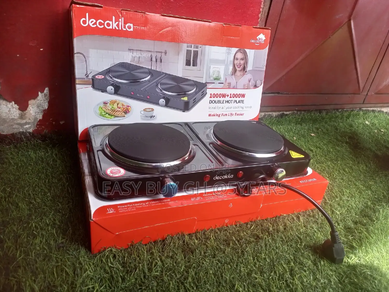 Decakila 1000w+1000 Double Hot Plate