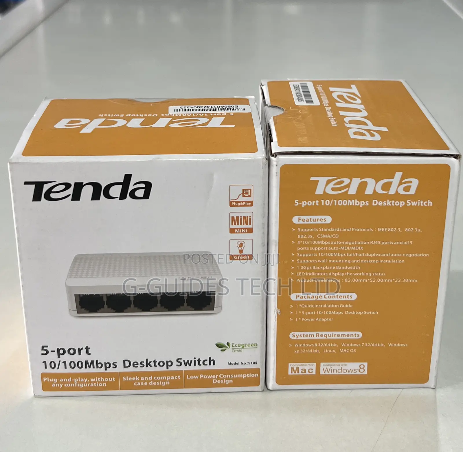 5-Port Tenda Switch, Tenda 5-Port 10/100mbps Desktop Switch