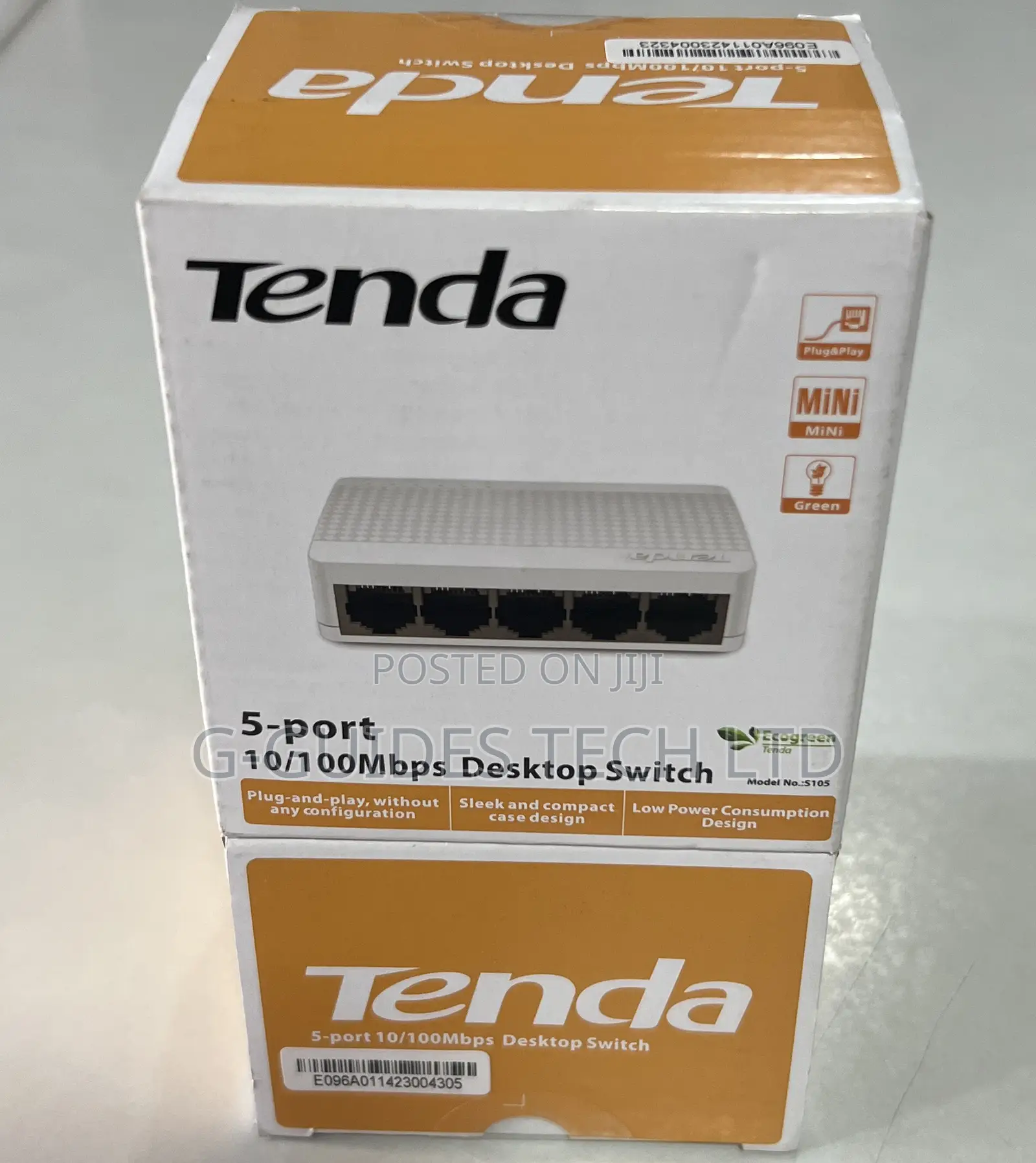 5-Port Tenda Switch, Tenda 5-Port 10/100mbps Desktop Switch