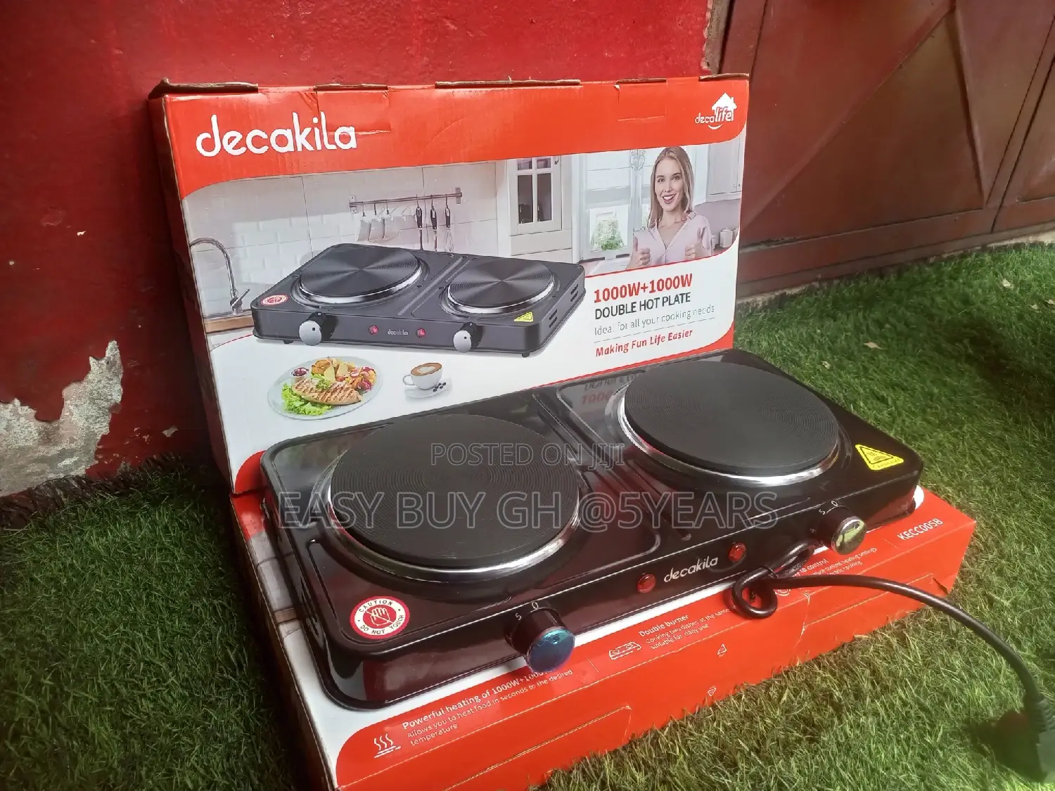 Decakila Hot Plate 1000w+1000w Double Hot Plate