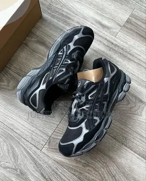 Asics Gel Nyc Black Grey Suede