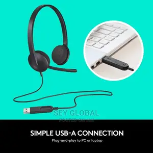 Logitech H340 USB Headset Stereo With Noise Cancelling Mic