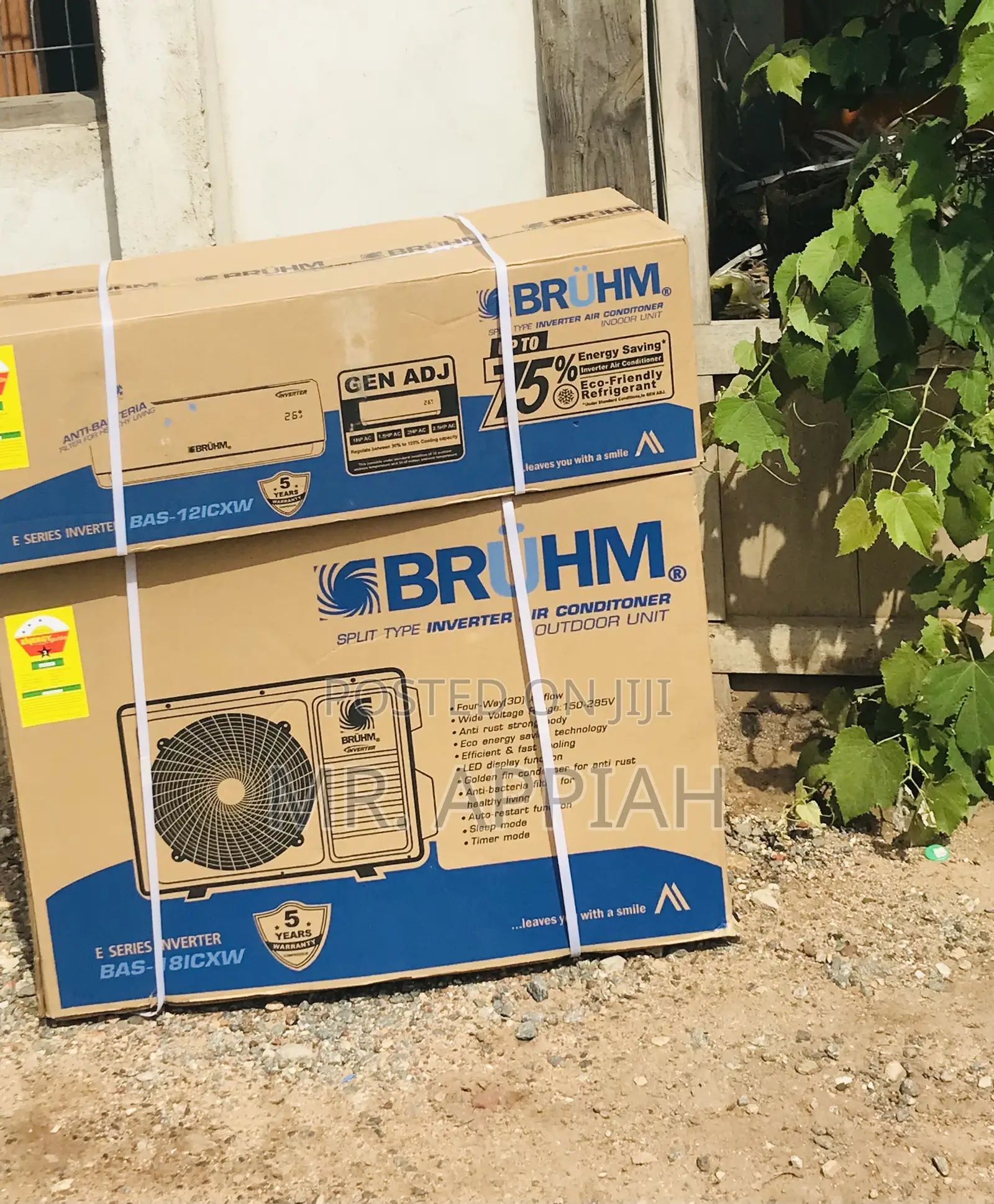 Silent Cooling Bruhm Split Air Conditioner(1.5hp) 