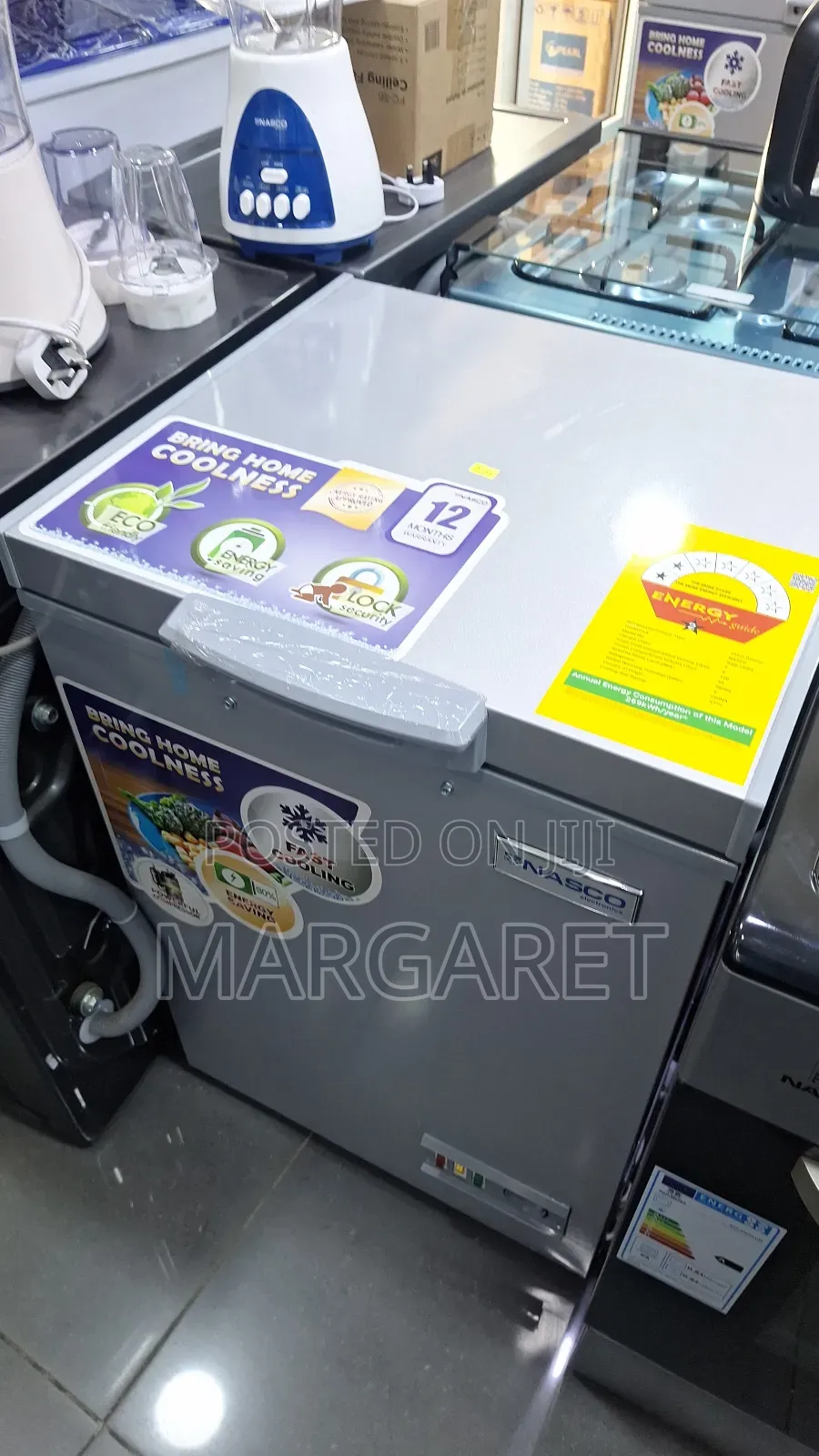 Ahoof3 Noa Nasco 100 Litters Chest Freezer
