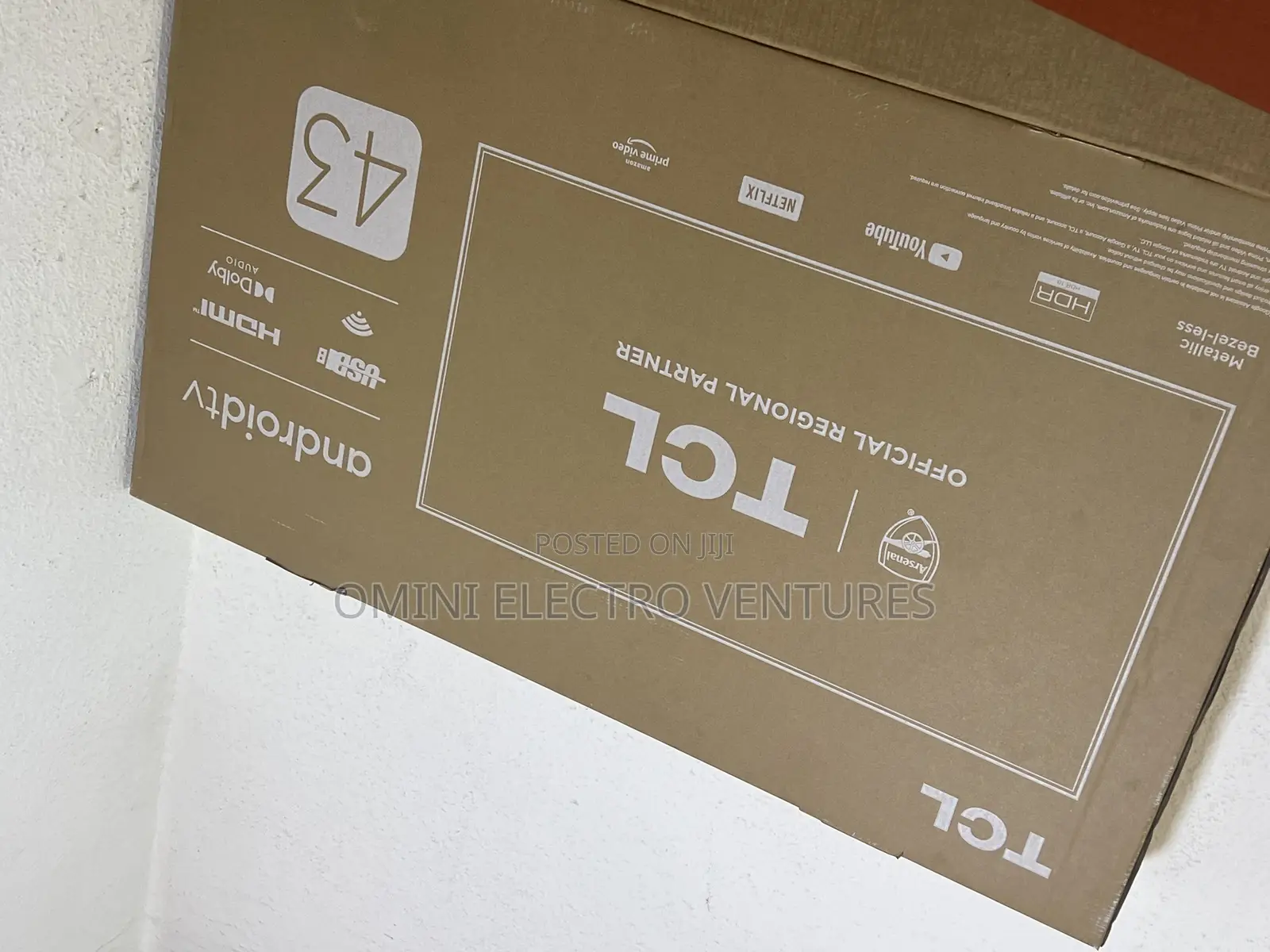 Brand New 43 TCL Smart Android Google Tv